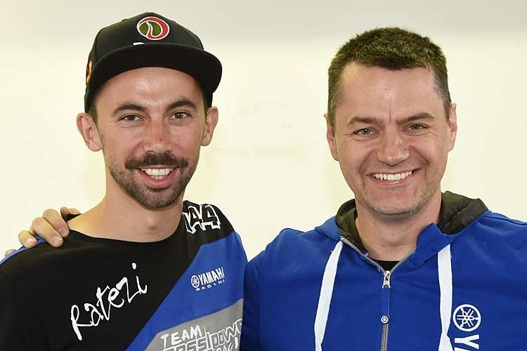 Die Ratezi-Teamkollegen Geri Gesslbauer und Hannes Schafzahl (vlnr.)