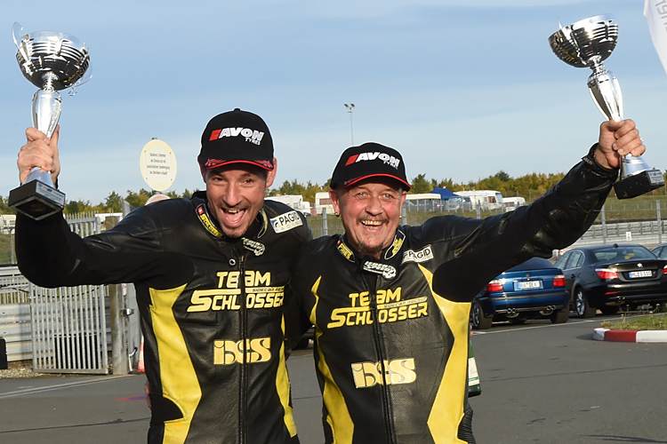 Berechtigter Jubel bei Markus Schlosser (li.) und Marcel Fries