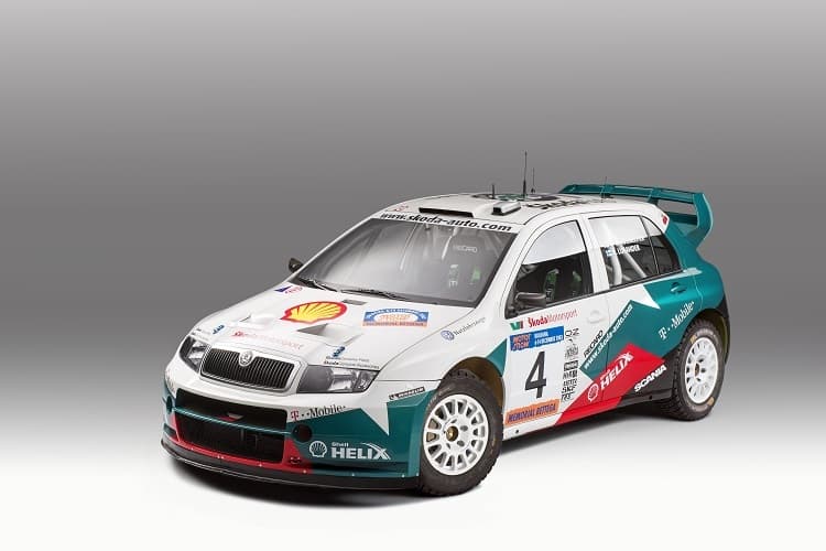 Skoda Fabia WRC von vorne 
