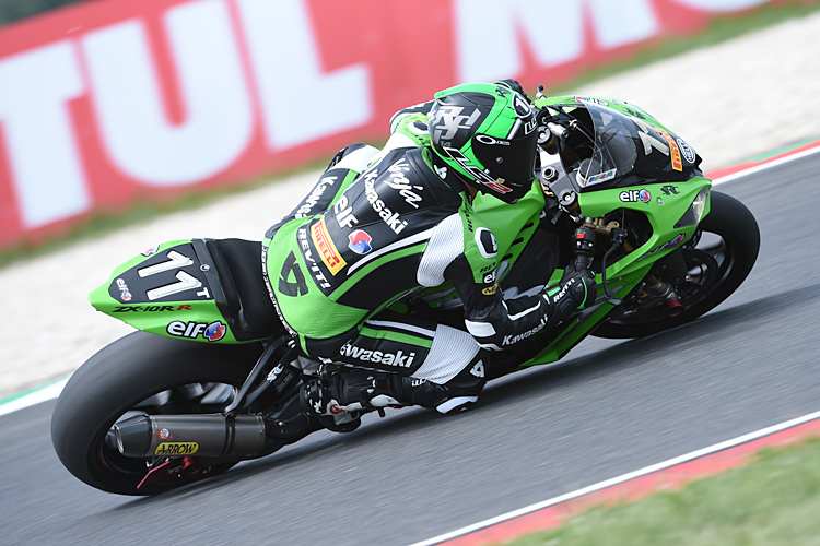 Schon 2018 fuhr Randy de Puniet für SRC Kawasaki France