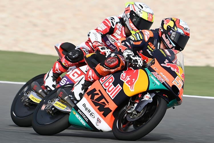 Bis zu seinem Sturz mischte Jaume Masia (5) munter mit