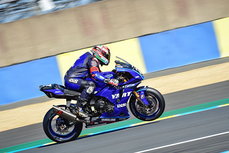 Niccolò Canepa (YART Yamaha) war im ersten Zeittraining der Schnellste