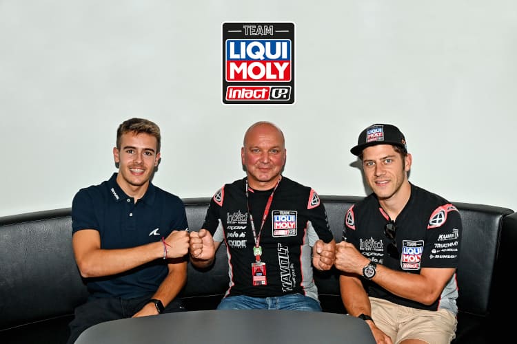 Jeremy Alcoba, Jürgen Lingg und Marcel Schrötter