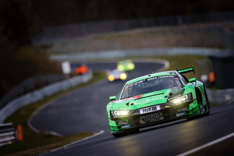 Ein Audi R8 LMS auf der Nordschleife