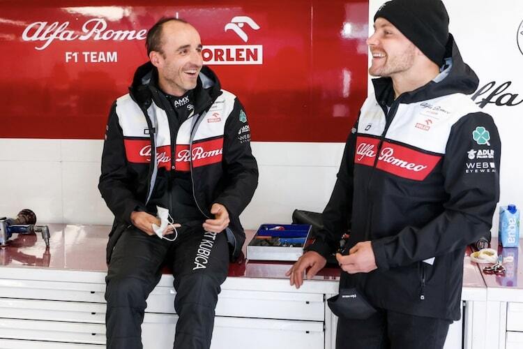 Robert Kubica und Valtteri Bottas