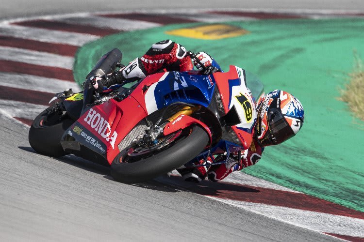 Alvaro Bautista beim Barcelona-Test