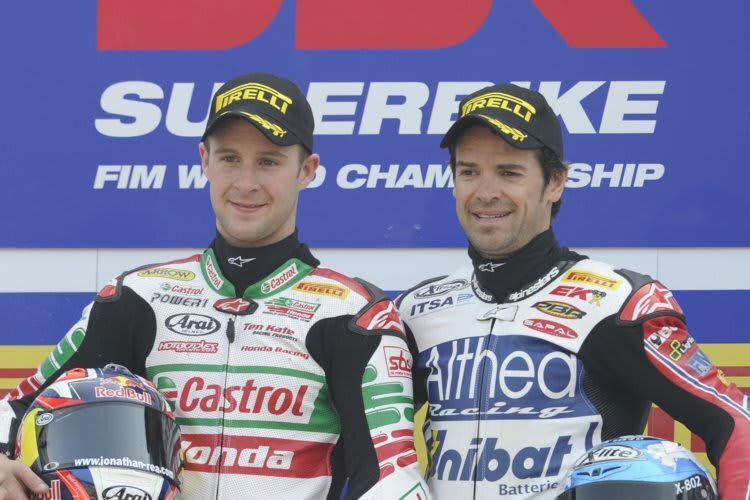 Jonathan Rea und Carlos Checa 2011