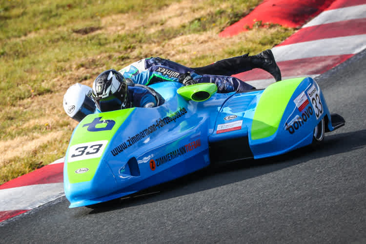 Da war der Fuß noch in Ordnung: Ferry Segers im Boot von Max Zimmermannn