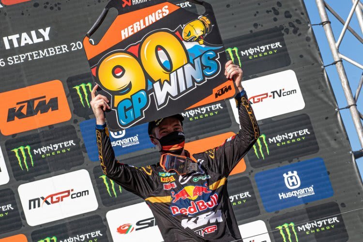 Jeffrey Herlings fuhr bereits 90 GP-Siege ein