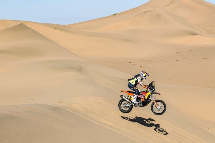 Für Red Bull KTM-Ass Matthias Walkner verlief Etappe 1B sehr ordentlich