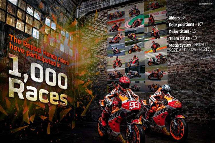 Repsol Honda feierte in Jerez ein Jubiläum