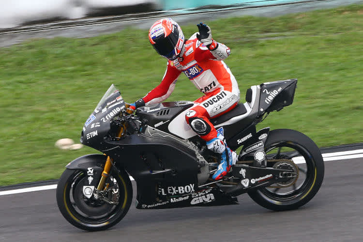 Casey Stoner 2017 auf der Ducati