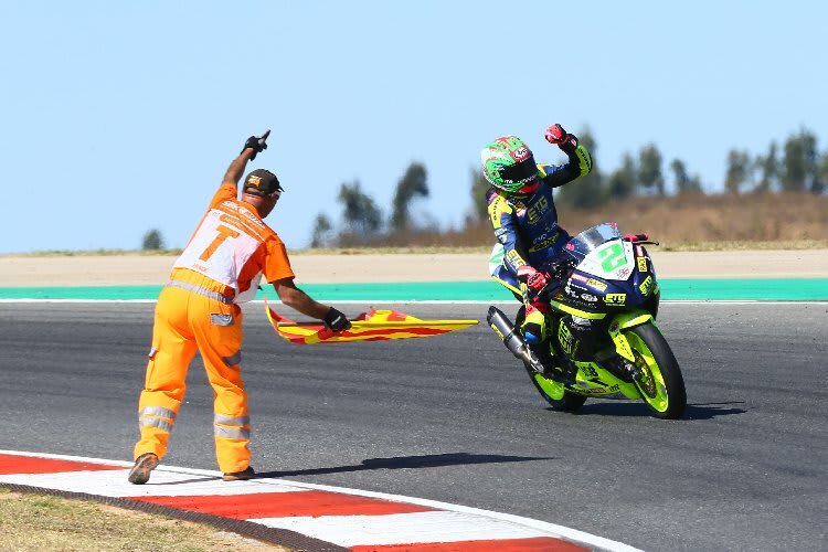 Ana Carrasco feierte in Portimao 2017 ihren ersten Sieg in der SSP-300