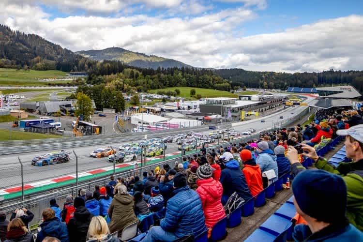Am Red Bull Ring können bis zu 3.000 Fans pro Tag das ADAC GT Masters live erleben
