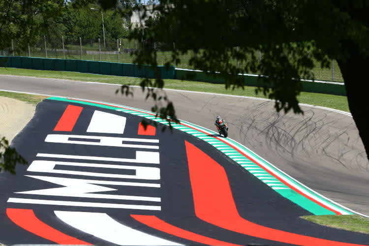 Die Rennstrecke von Imola