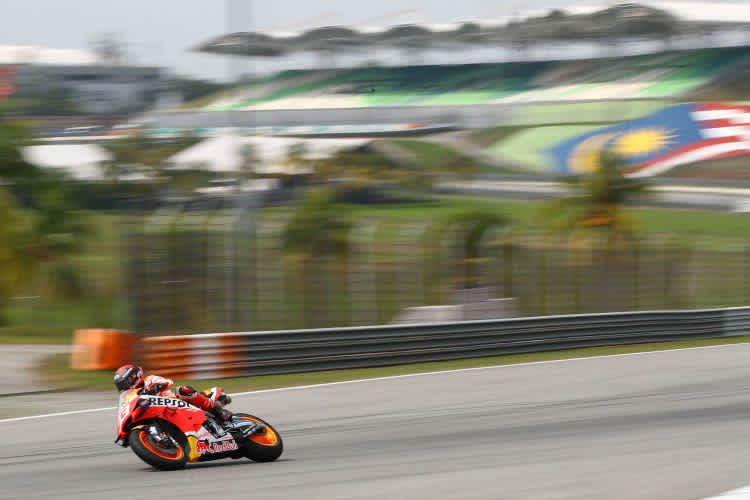 Marc Márquez beim Sepang-Test 2020
