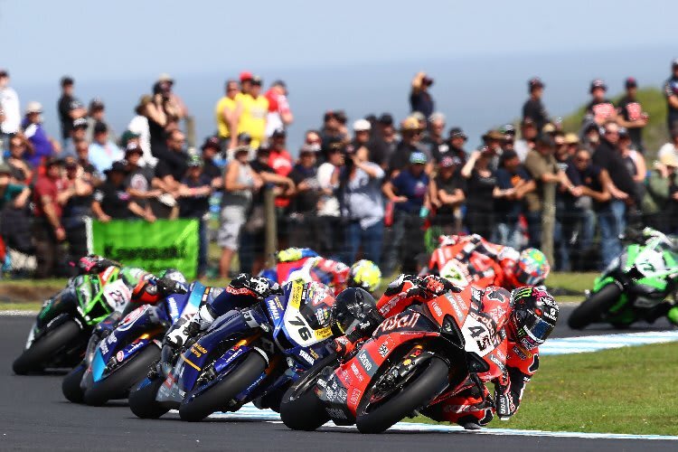Eine Ducati war auf Phillip Island 2020 selten ganz vorne