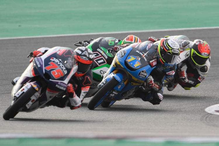 Doha-Sieger Albert Arenas (KTM) vor Sergio Garcia (Honda)