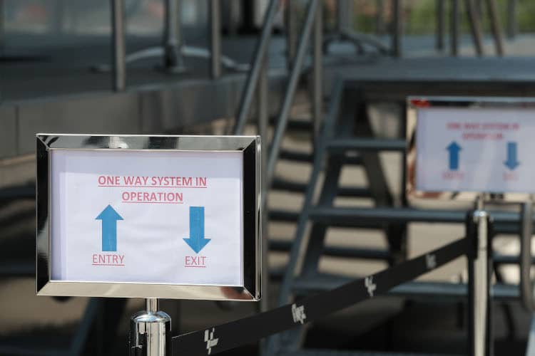 Der Zugang zum MotoGP-Fahrerlager ist streng geregelt