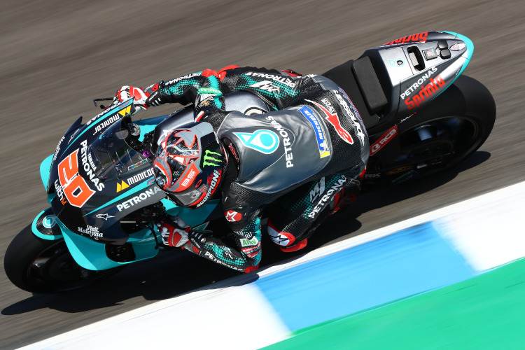 Auch Fabio Quartararo pflegt den butterweichen Stil