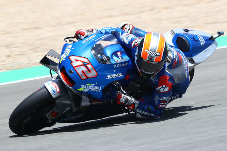 Suzuki-Hoffnungsträger Alex Rins erfüllte seine Aufgabe im Q1