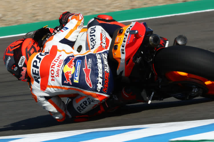 Vier Tage nach der OP saß Marc Márquez in Jerez wieder auf seiner Repsol-Honda