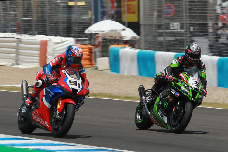 Bei Hitze chancenlos: Leon Haslam