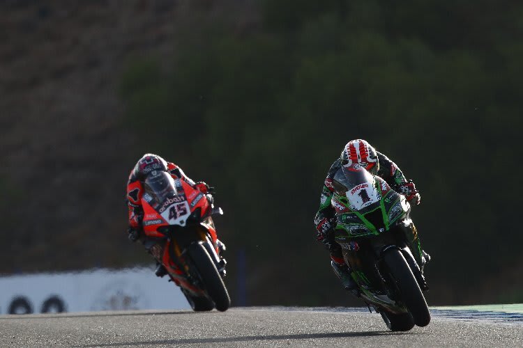 Jonathan Rea und Scott Redding