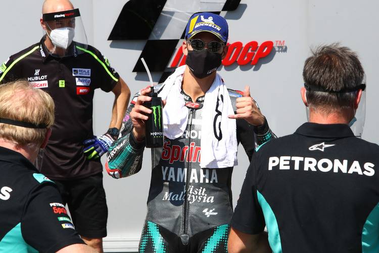 Fabio Quartararo ist guter Dinge