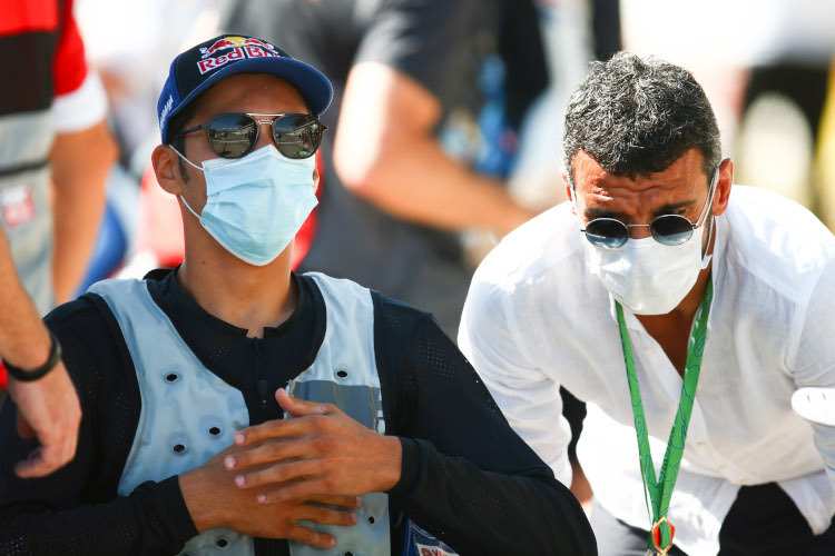 Toprak Razgatlioglu mit Kenan Sofuoglu