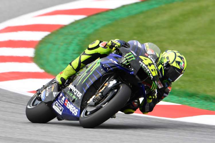 Noch läuft es für Valentino Rossi in Österreich nicht nach Wunsch