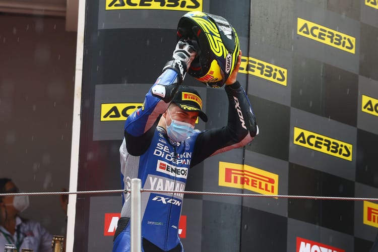 Andy Verdoia steht seit Barcelona auf der Siegerliste der Supersport-WM