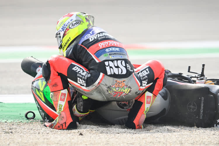 Dominique Aegerter stemmte sich gegen den Ausfall in Misano