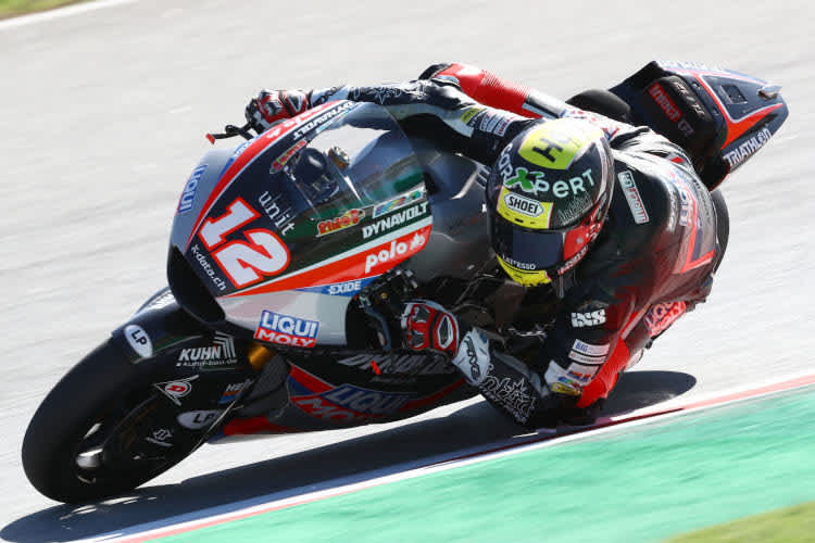 Tom Lüthi tat sich in Katalonien schwer