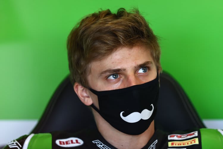 Loris Cresson besuchte als erster Superbike-Pilot Most