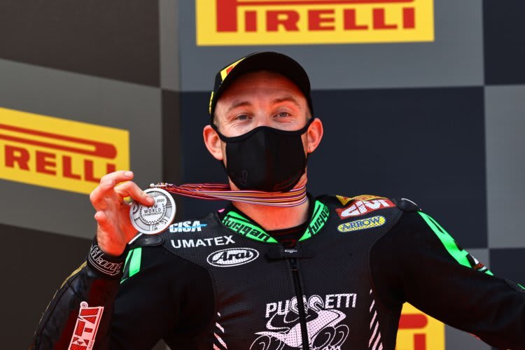 Lucas Mahias verabschiedet sich würdig aus der Supersport-WM