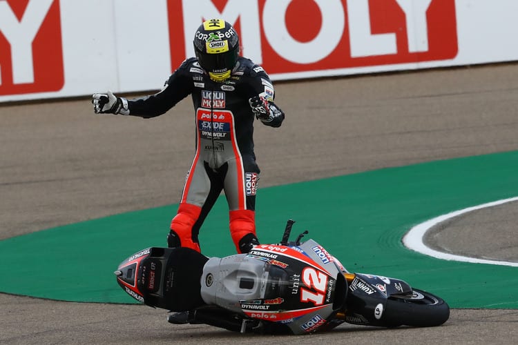 Thomas Lüthi erlebte in Aragón ein Wochenende zum Vergessen