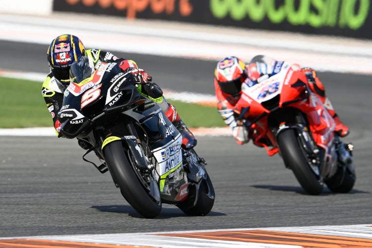 Johann Zarco konnte Jack Miller nicht hinter sich halten