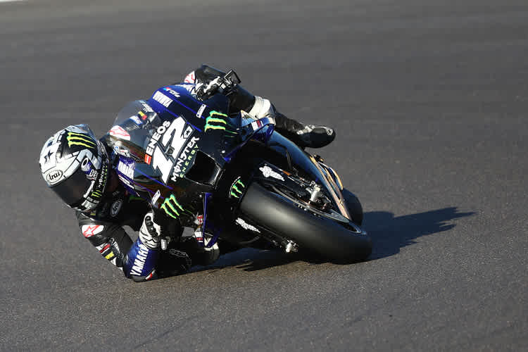 Maverick Viñales sitzt hier noch auf der alten M1