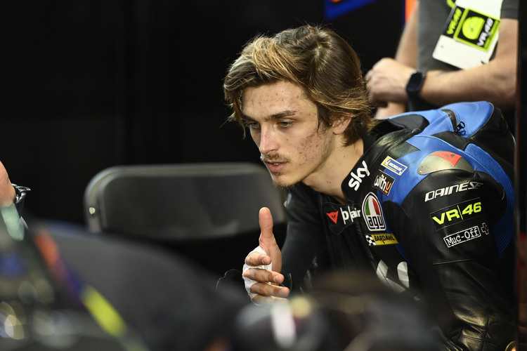 Luca Marini verbrachte den Freitag in seiner Box
