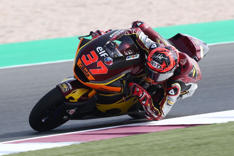 Augusto Fernández beim IRTA-Test in Katar