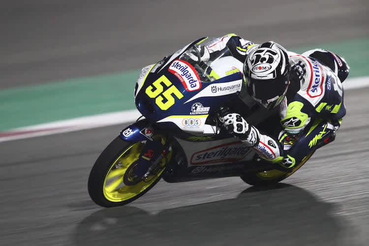 Romano Fenati mit Frühstart in Katar