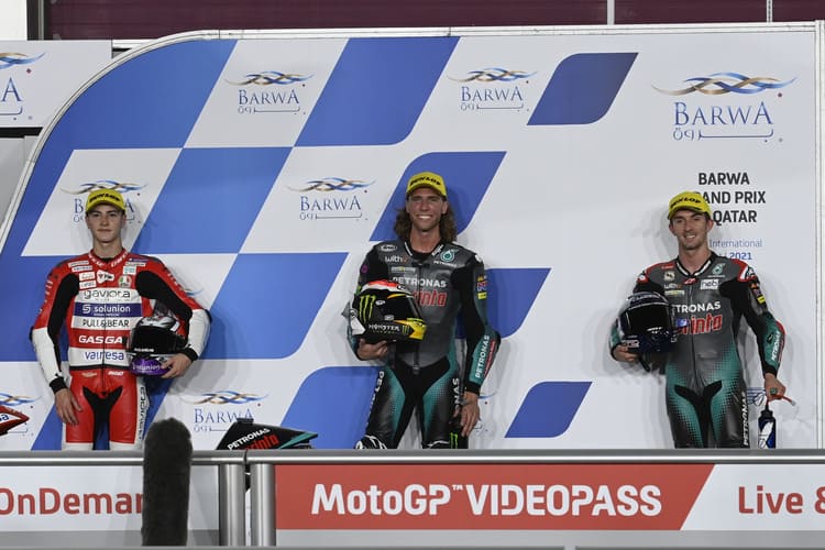 Die erste Startreihe für den GP am Sonntag