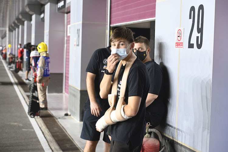 Barry Baltus erlitt in Katar einen Handgelenksbruch