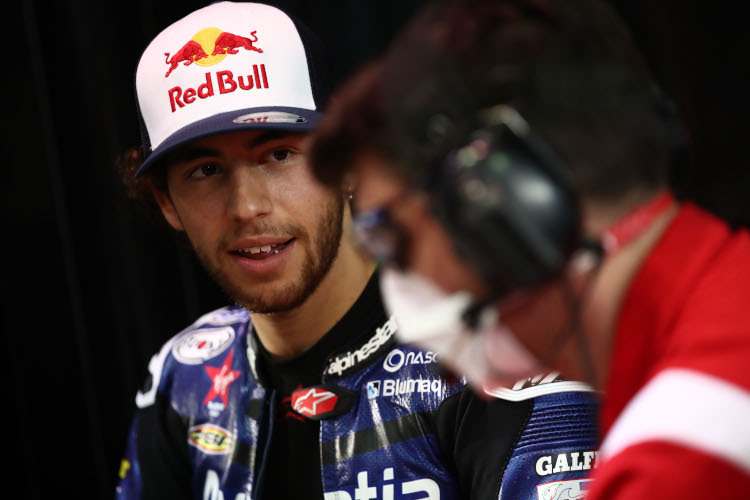 Enea Bastianini neben Crew-Chief Alberto Giribuola