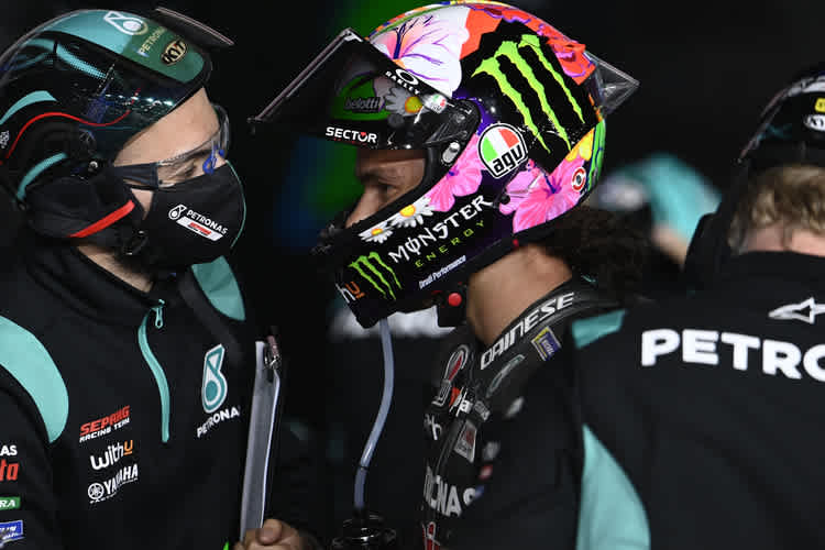 Franco Morbidelli hatte eine Menge Gesprächsbedarf