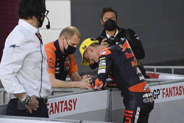 Aki Ajo mit seinem Schützling Pedro Acosta