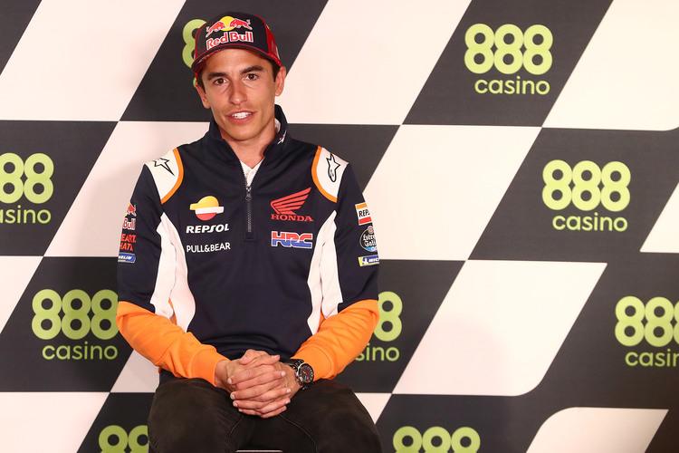 Marc Márquez ist gespannt auf seine ersten MotoGP-Kilometer nach der Verletzung