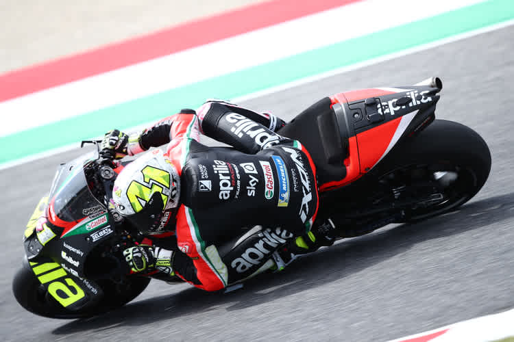 Aleix Espargaró schaffte trotz einiger Probleme den Sprung auf Startplatz 4