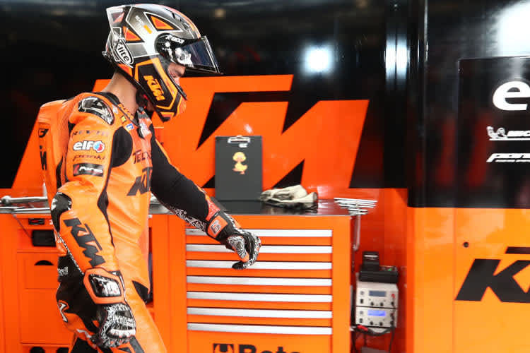 Danilo Petrucci auf dem Weg zur Arbeit